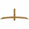 Ekena Millwork Bellingham Rough Sawn Timber Gable Bracket, Western Red Cedar, 72"W x 27"H x 4"D x 4"F, 9/12 Pitch GBW072X27X0404BEL00RWR - alternate 1